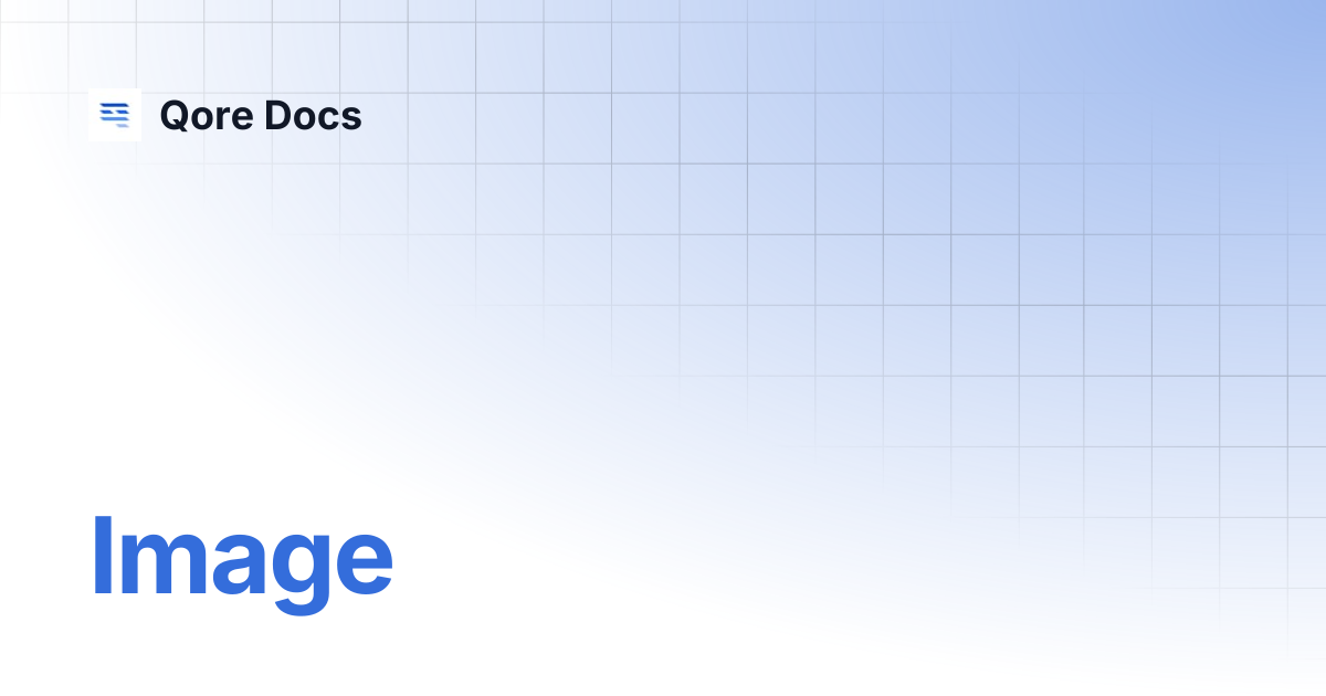 Image | Qore Docs